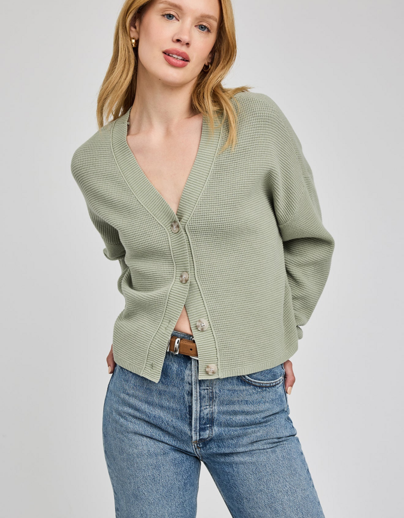 Gentle Fawn Joyce Cardigan in Cactus Green