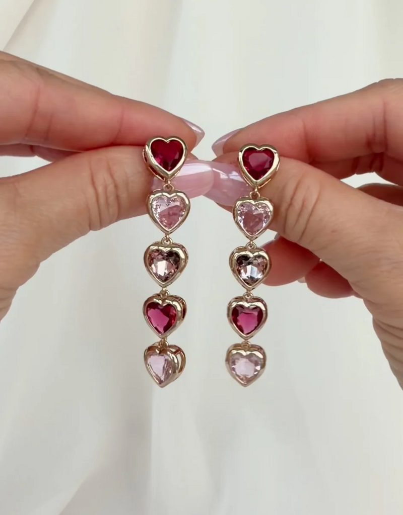 Olive & Piper Kiss Kiss Drop Earrings