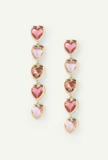 Olive & Piper Kiss Kiss Drop Earrings