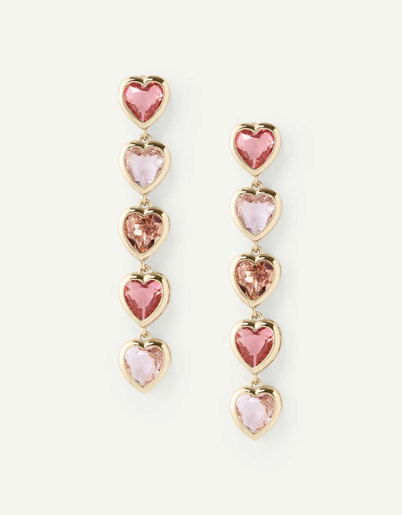 Olive & Piper Kiss Kiss Drop Earrings