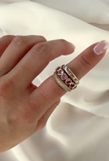 Olive and Piper Sweet Heart Rings (Set of 3)