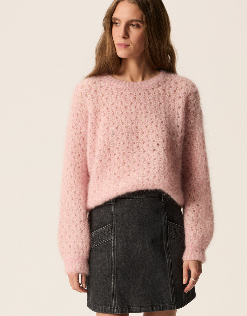 Des Petits Hauts Chimon Mohair Blend Pullover in Pommette