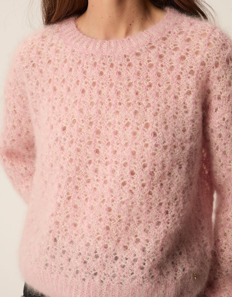 Des Petits Hauts Chimon Mohair Blend Pullover in Pommette