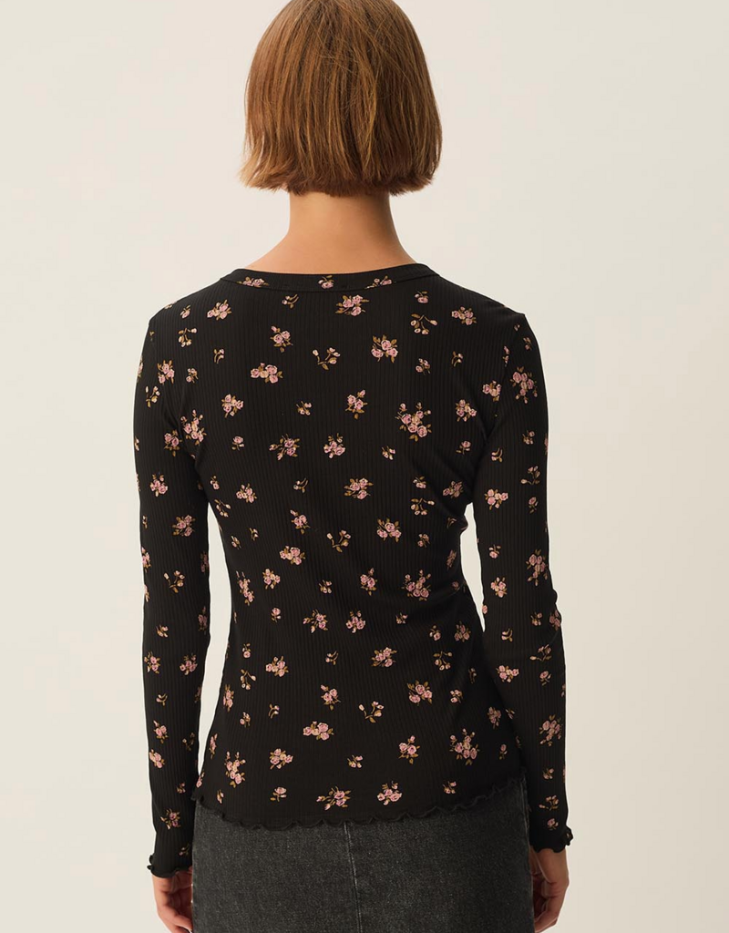 Des Petits Hauts Rosey Floral Long Sleeve Shirt