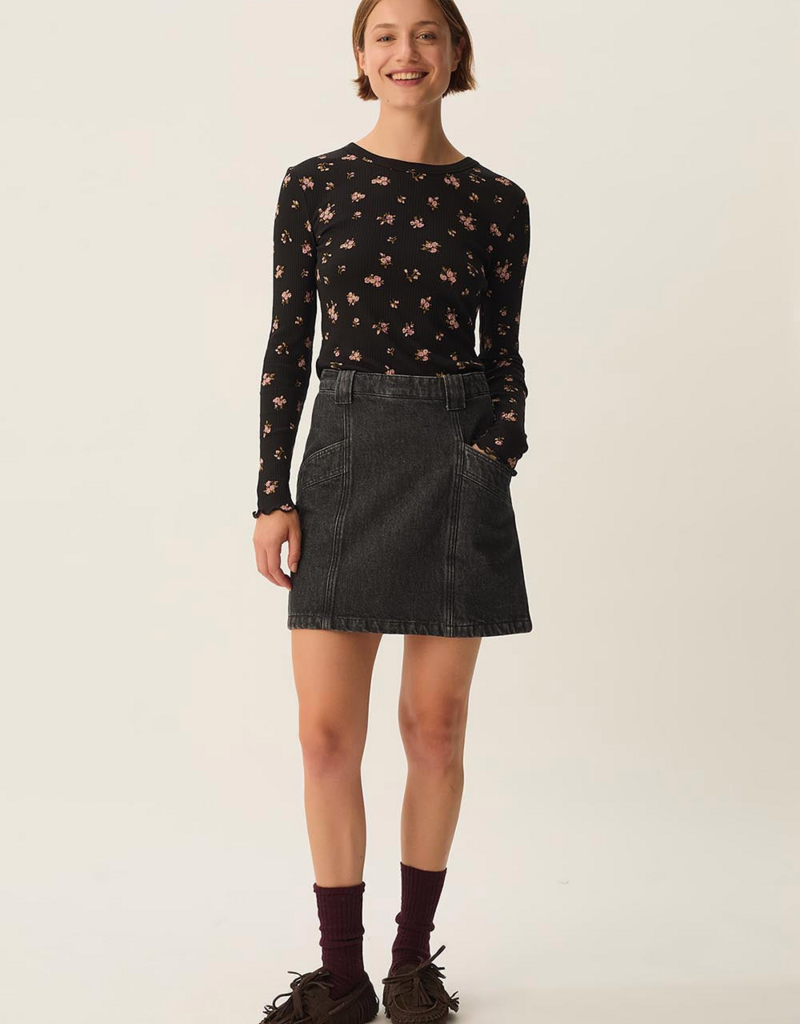 Des Petits Hauts Rosey Floral Long Sleeve Shirt