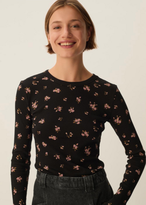 Des Petits Hauts Rosey Floral Long Sleeve Shirt