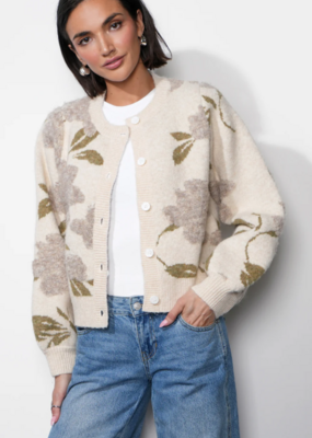 Greylin Skylar Cozy Floral Cardigan