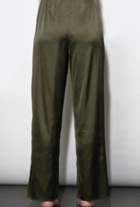 Greylin Fiona Satin Pant in Olive