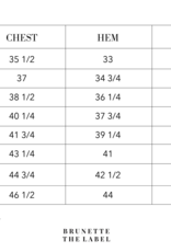 Brunette the Label Valentina Cardigan in Light Pink w/ Silver Buttons