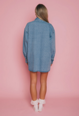 Brunette the Label Shania Denim Heart Jacket