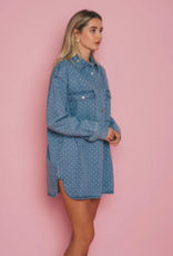 Brunette the Label Shania Denim Heart Jacket