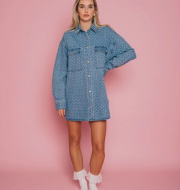 Brunette the Label Shania Denim Heart Jacket