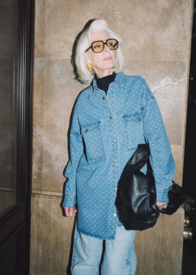 Brunette the Label Shania Denim Heart Jacket