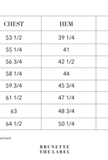 Brunette the Label All Over Tiny Heart Girlfriend Crew in Cream w/ Multicolour Hearts