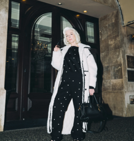 Brunette the Label All Over Tiny Heart Oversized Jogger