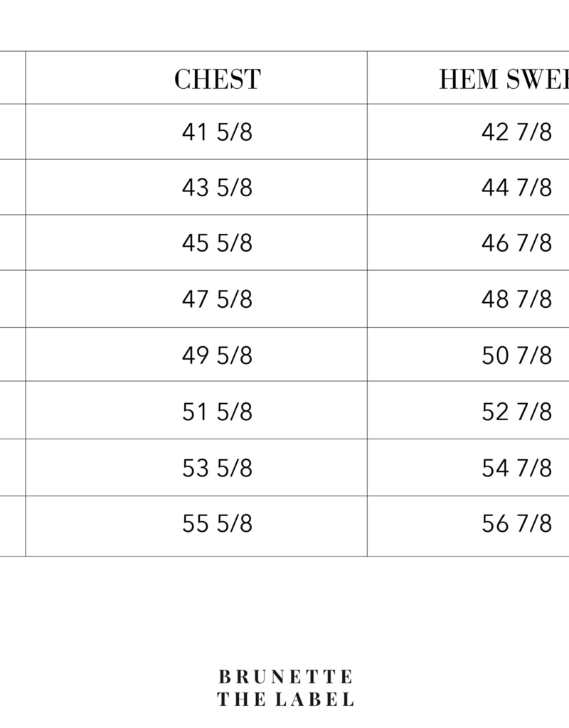 Brunette the Label All Over Tiny Heart Oversized Boxy Tee