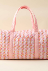 The Darling Effect On-The-Go Quilted Weekender Bag in Petal Parade Pink