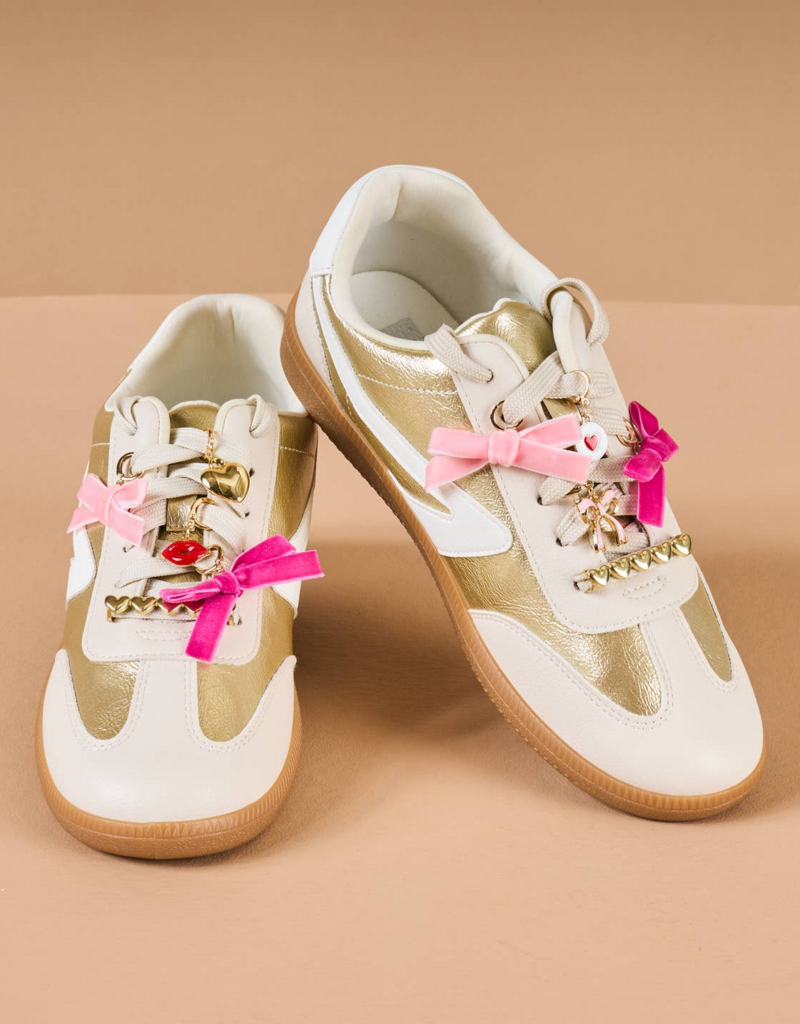 The Darling Effect Dazzle Shoe Charm - Velvet Crush (Hot Pink)