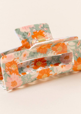 The Darling Effect Claw Clip - Bouquet Beauty Sage