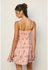 Dress Forum Cottage Charm Tie-Front Mini Dress in Romantic Garden