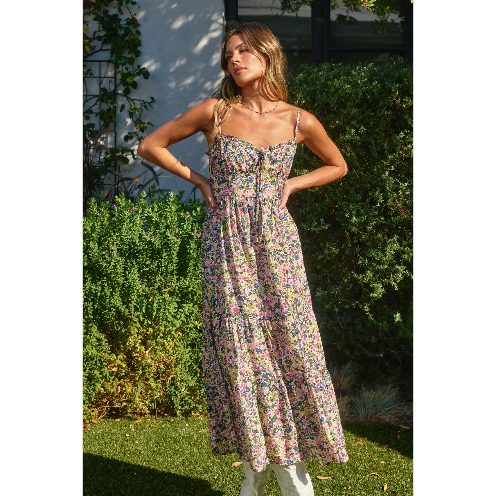 open lace back dress Morning Glory Dress *PRE-ORDER main image 0