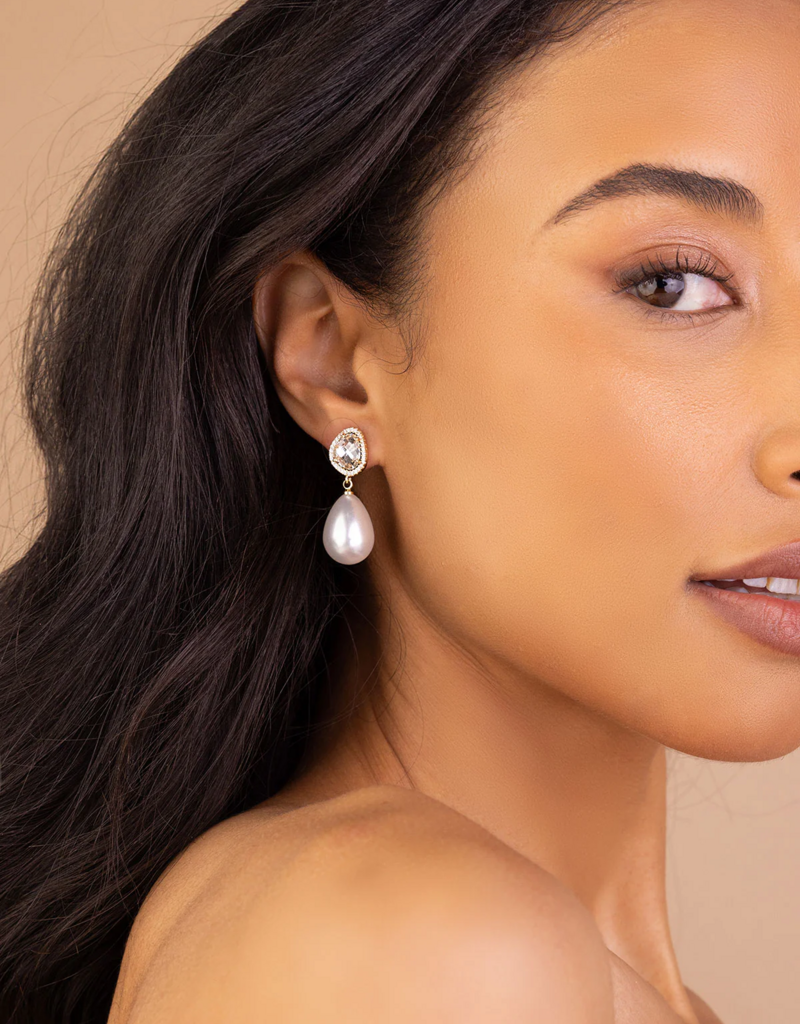 Olive & Piper Elysia Drop Earrings - Gold