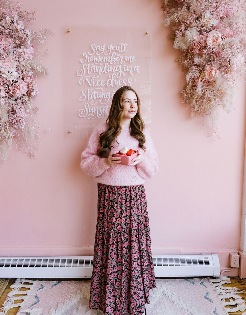 Saltwater Luxe Verona Midi Skirt in Multi Floral