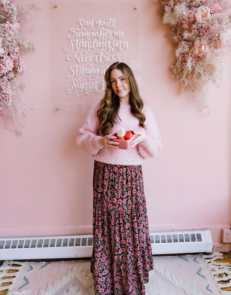 Saltwater Luxe Verona Midi Skirt in Multi Floral