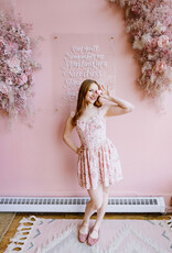 Dress Forum Cottage Charm Wide Strap Mini Dress in Romantic Garden