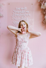 Dress Forum Cottage Charm Wide Strap Mini Dress in Romantic Garden