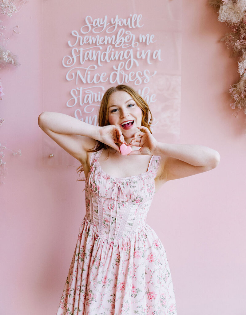 Dress Forum Cottage Charm Wide Strap Mini Dress in Romantic Garden