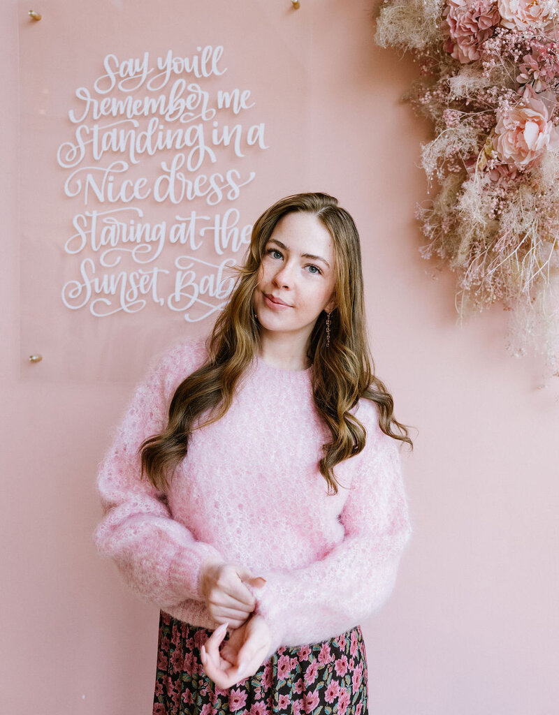 Des Petits Hauts Chimon Mohair Blend Pullover in Pommette