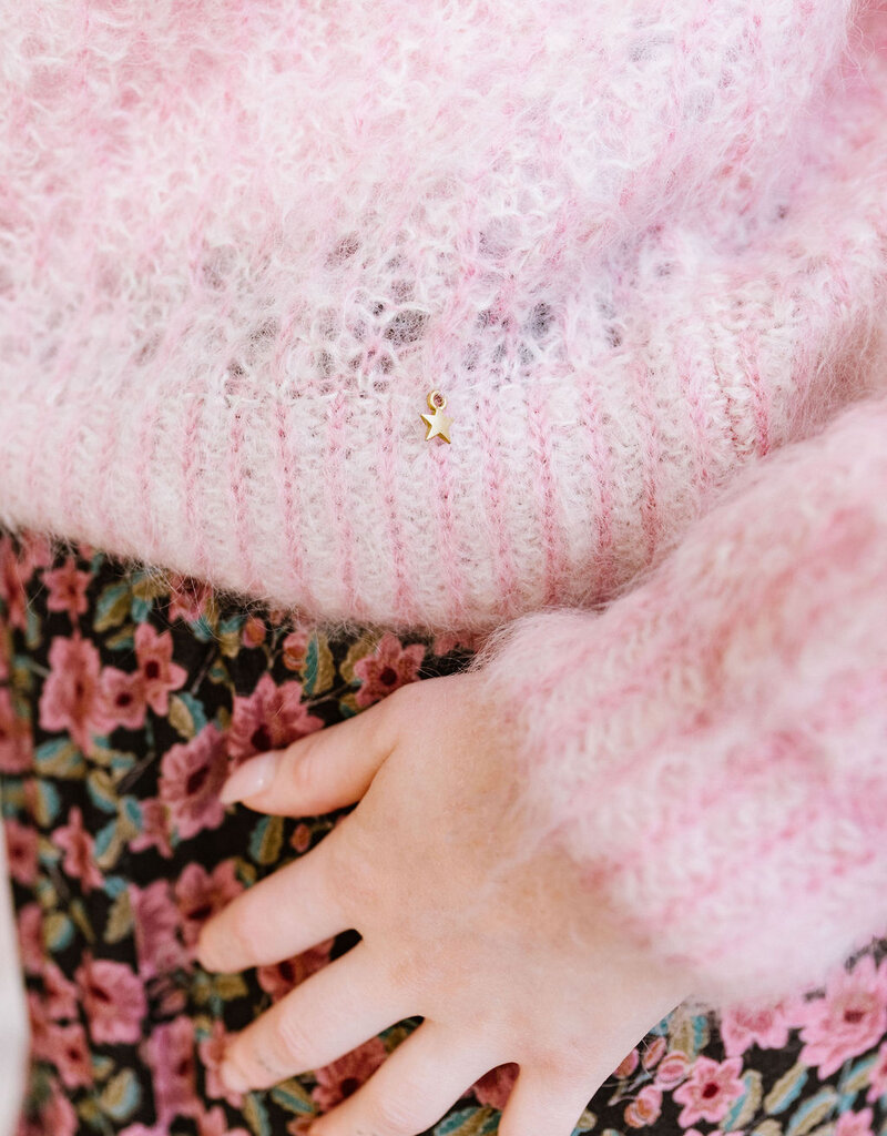 Des Petits Hauts Chimon Mohair Blend Pullover in Pommette