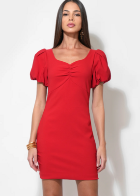 Adelyn Rae Hadley Bubble Sleeve Mini Dress