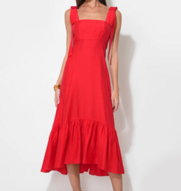 Adelyn Rae Ingrid Bow Strap Midi Dress