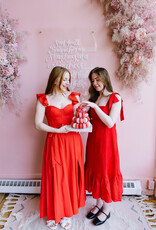 Dress Forum Heaven Sent Bustier Flutter Dress in Red