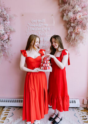 Dress Forum Heaven Sent Bustier Flutter Sleeve Dress In Red