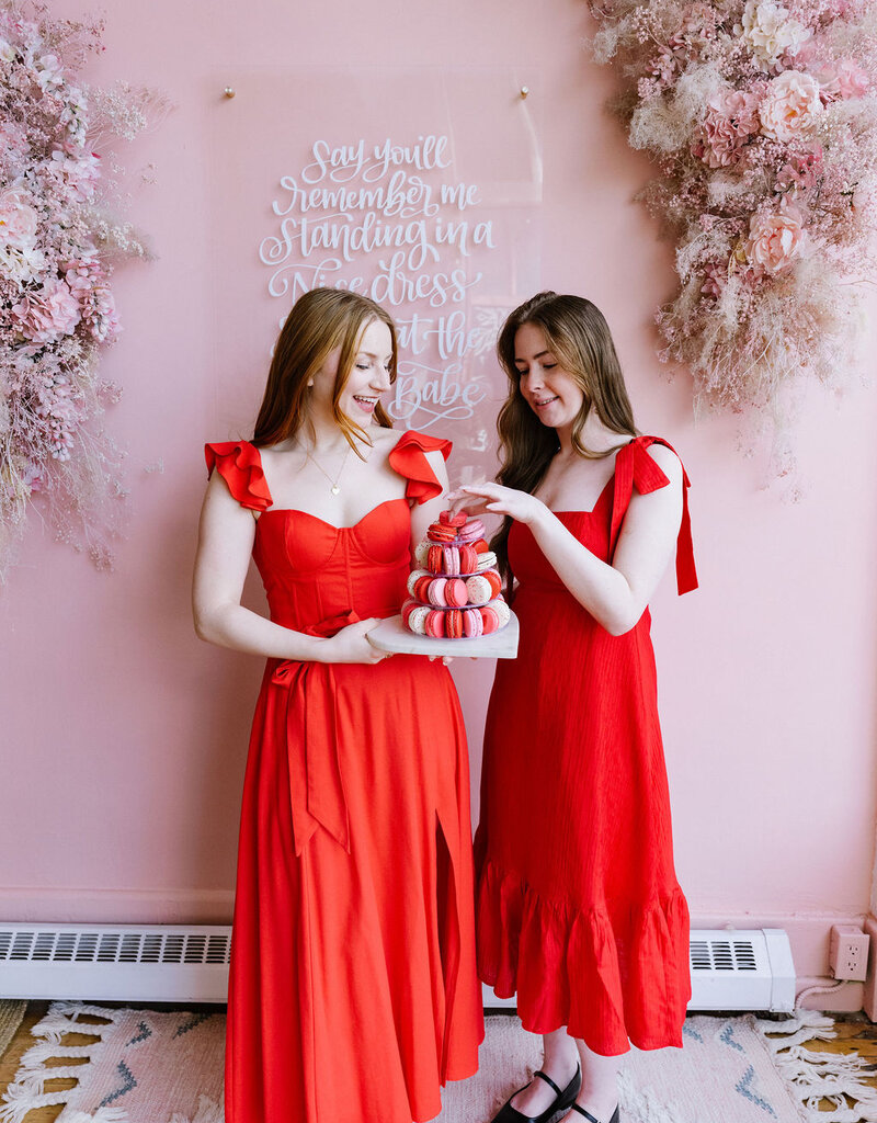 Dress Forum Heaven Sent Bustier Flutter Dress in Red