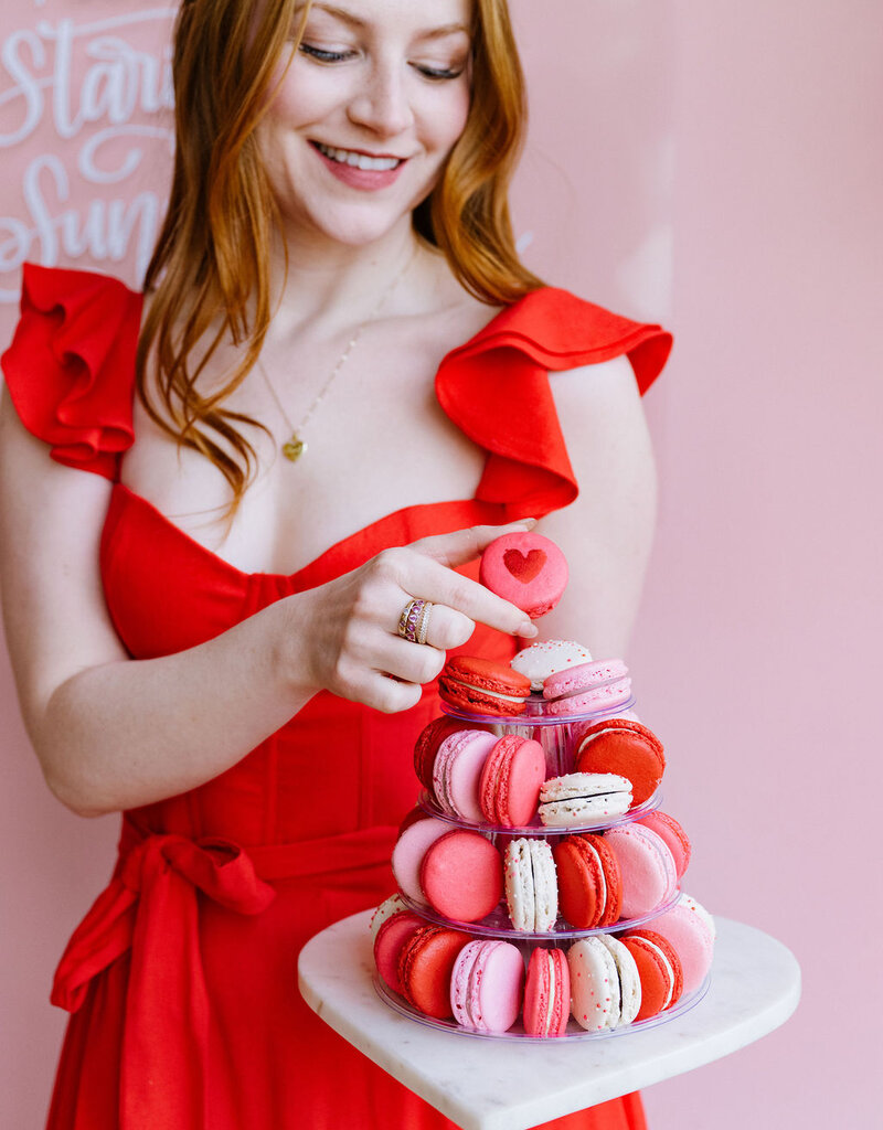 Dress Forum Heaven Sent Bustier Flutter Dress in Red