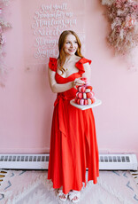 Dress Forum Heaven Sent Bustier Flutter Dress in Red