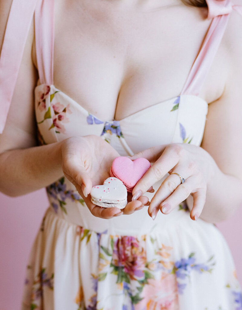 Dress Forum Delicate Affair Corset Tiered Maxi Dress with Shoulder Ties in Soft Coral