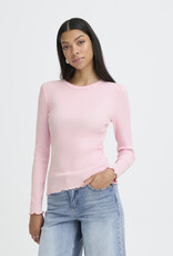 B.Young Sinne Rib T-Shirt in Parfait Pink