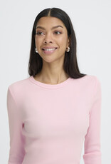 B.Young Sinne Rib T-Shirt in Parfait Pink