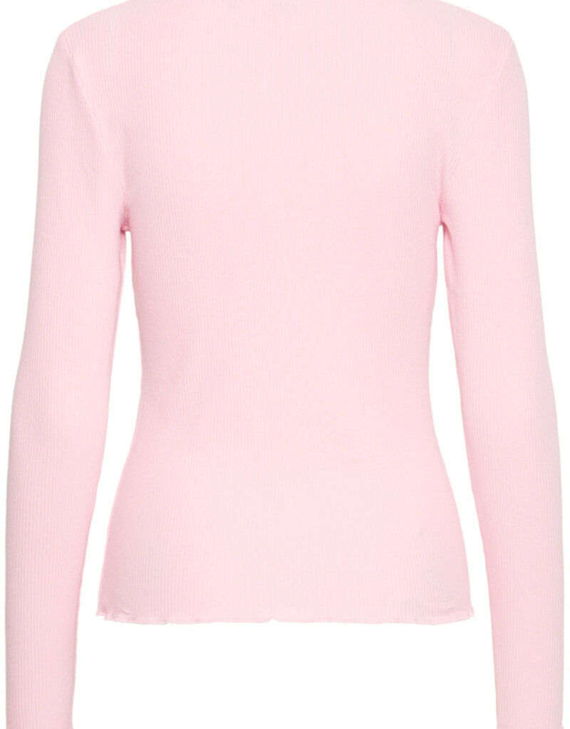B.Young Sinne Rib T-Shirt in Parfait Pink