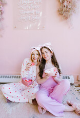 Z-Supply Josie Heart Pant in Pink Crush