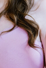 Z-Supply Josie Heart Pant in Pink Crush