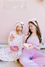 Z-Supply Josie Heart Pant in Pink Crush