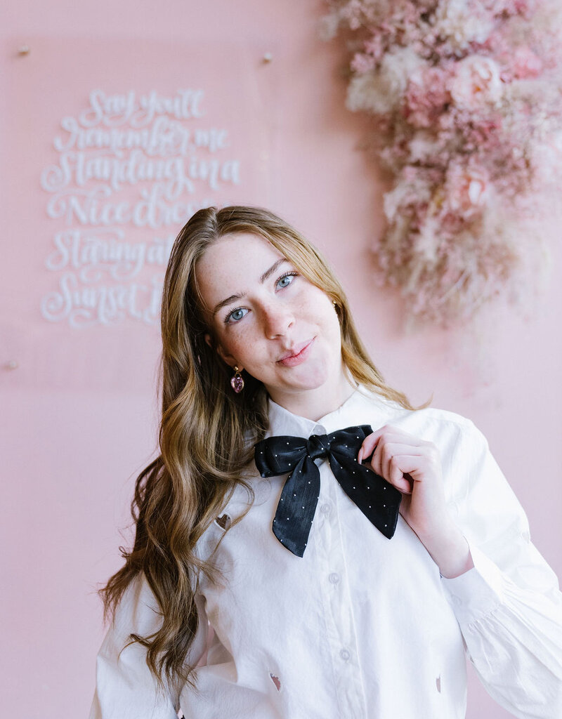 ICHI Lovely Shirt with Cut-Out Hearts in Cloud Dancer