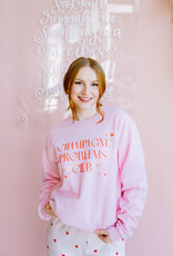 Perfectly Imperfect Designs Champagne Problems Club Crewneck