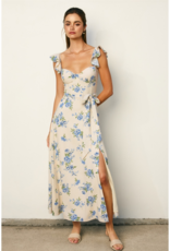 Dress Forum Love Galore Bustier Flutter Dress in Dream Blue Floral